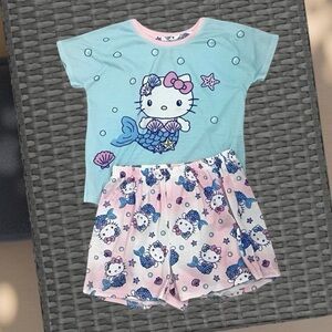 💖💕Hello Kitty Mermaid Summer Pajama Set